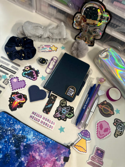 Pixel Stardust Bundle | Cosmic Bookish & Stationery Gift for Creators