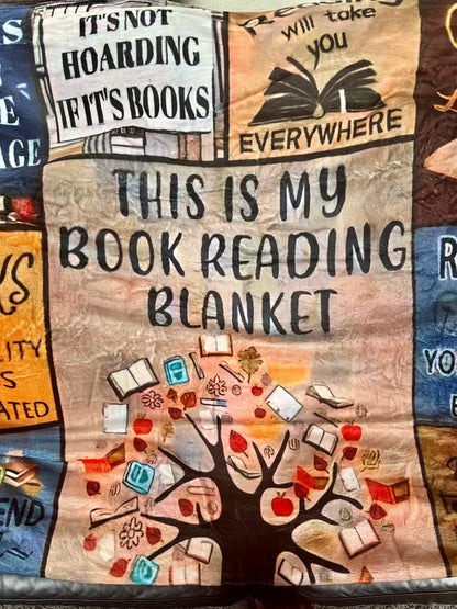 Reading Blanket – Cozy Bookworm Essential | Soft Throw for Book Lovers