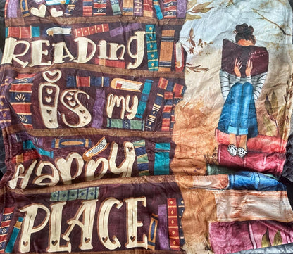 Reading Blanket – Cozy Bookworm Essential | Soft Throw for Book Lovers