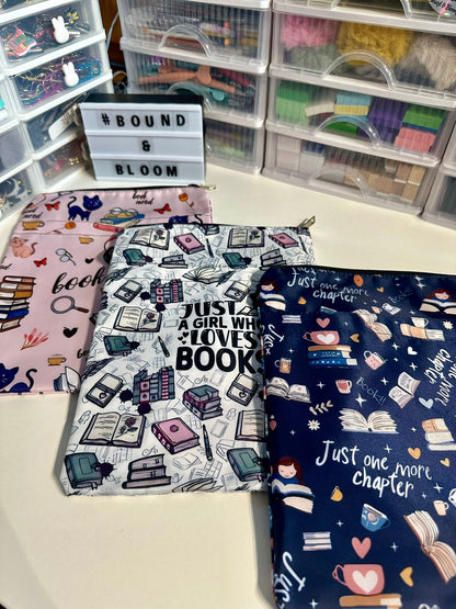 Bookish Book Sleeves | Protective & Stylish Book Cover for Paperbacks & Hardcovers